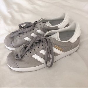 Gray Adidas Gazelle Sneakers